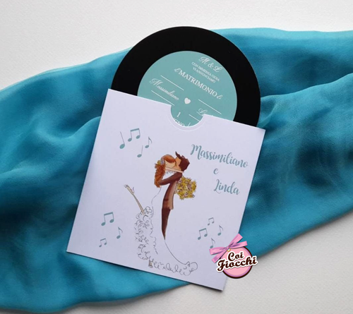 sposini romantici su invito formato compact disc